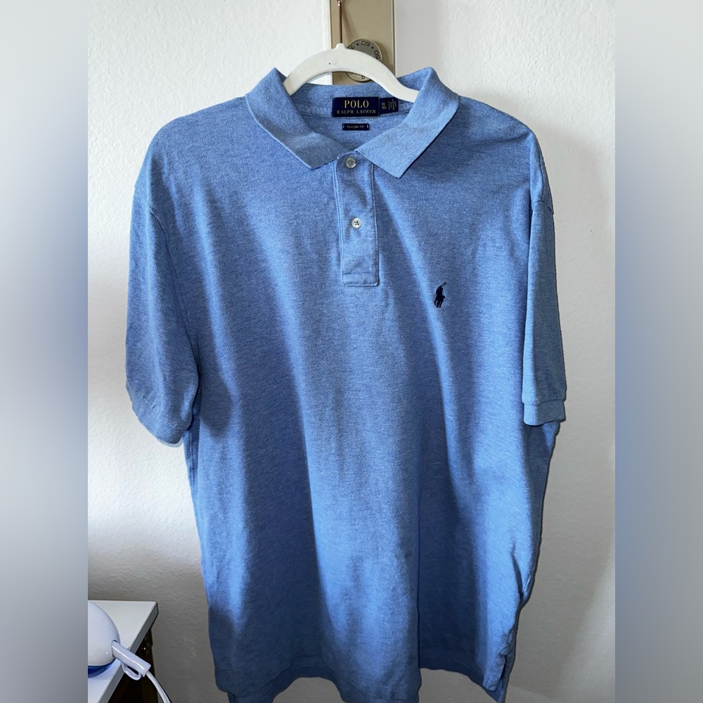 Authentic Polo collared shirt.